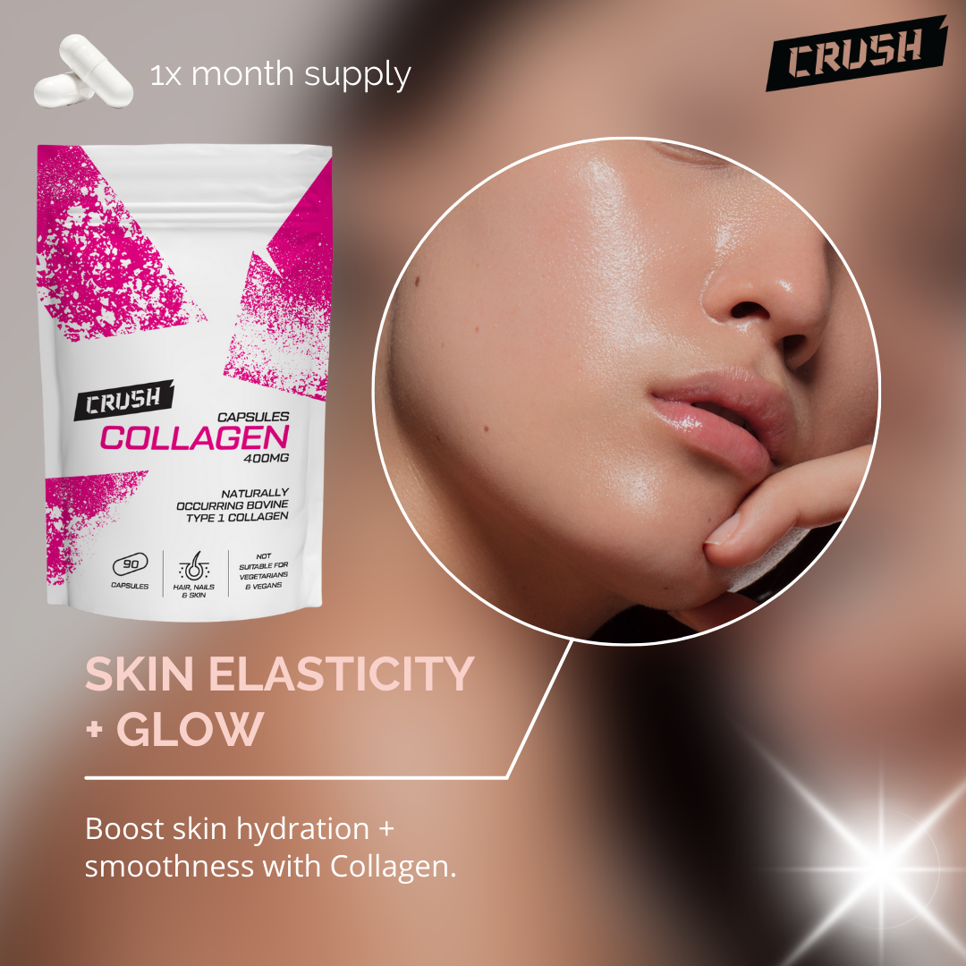 Collagen Capsules + Vitamin D3 & K2 | Boost Hair, Skin, and Nail Health | Immune Support